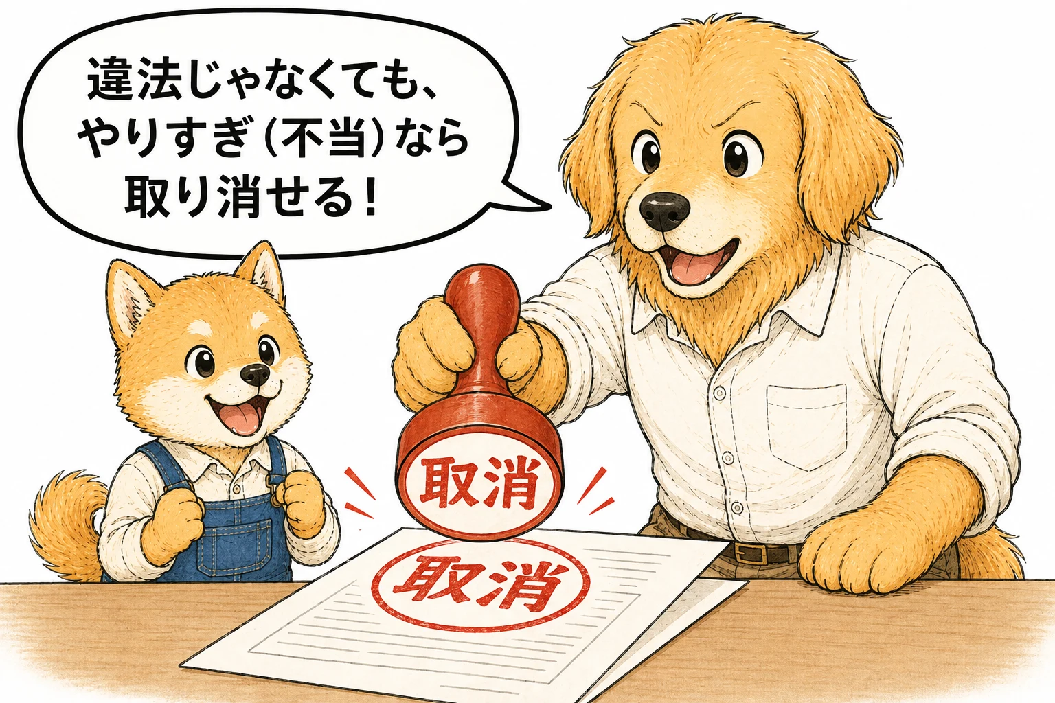 不当な処分の取消し