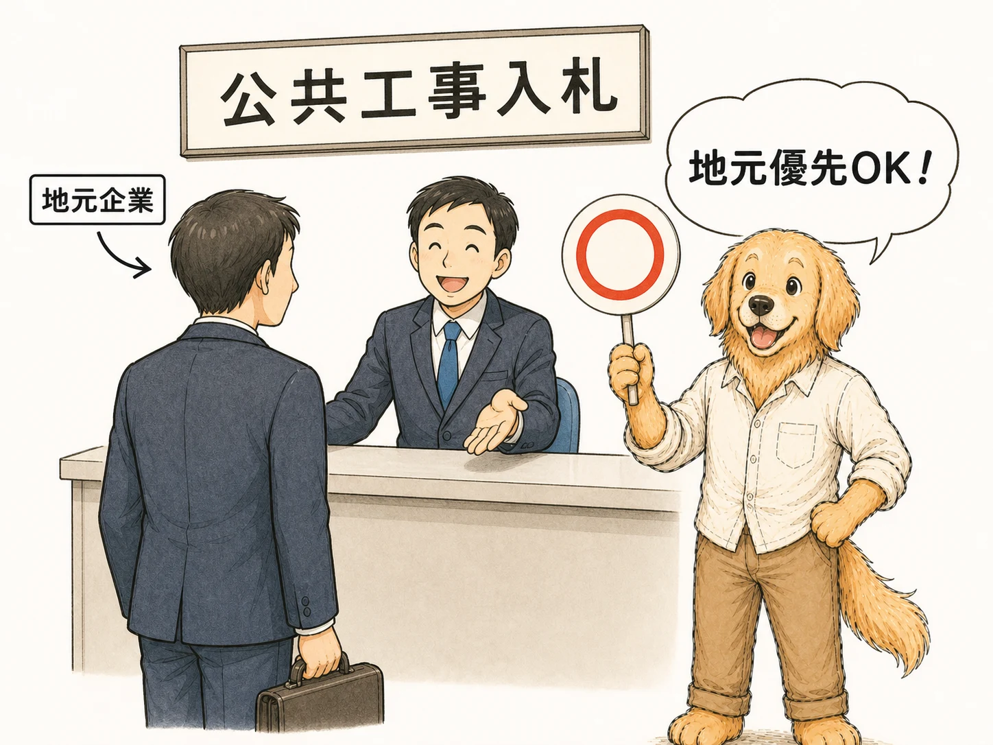 地元企業の優先指名