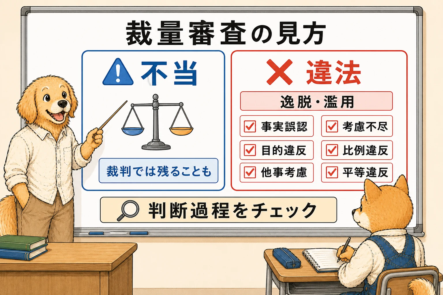 行政裁量の判断過程審査