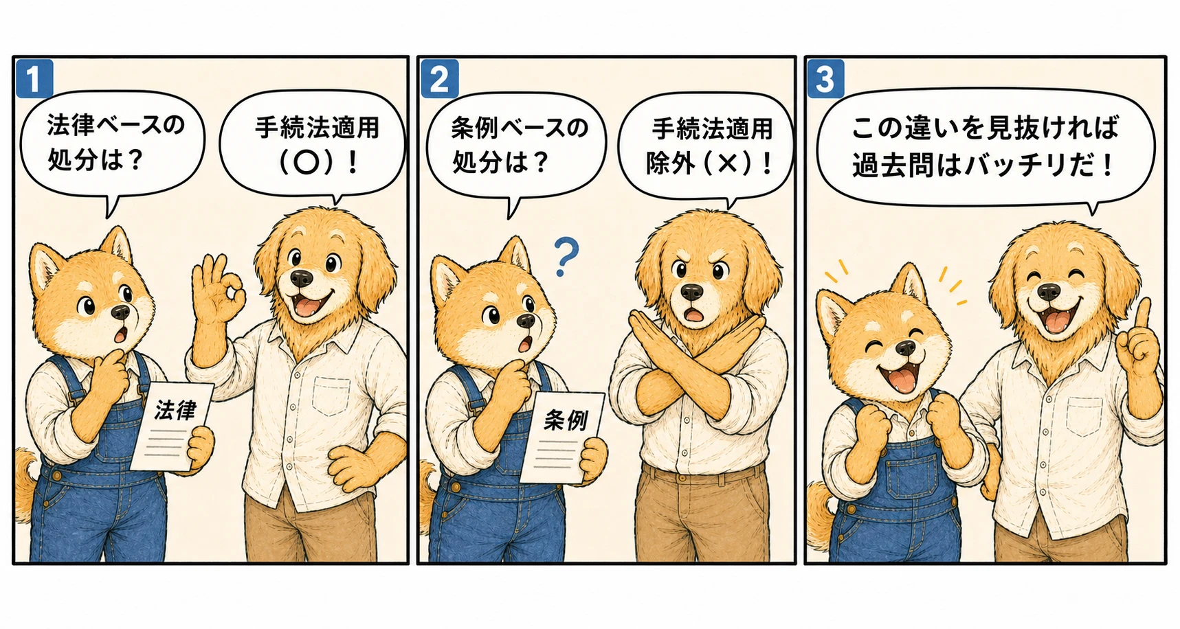 適用の有無のまとめ漫画