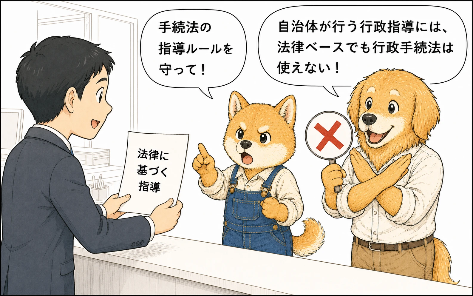自治体が行う行政指導の適用除外